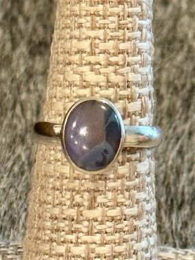 Australian boulder opal ring